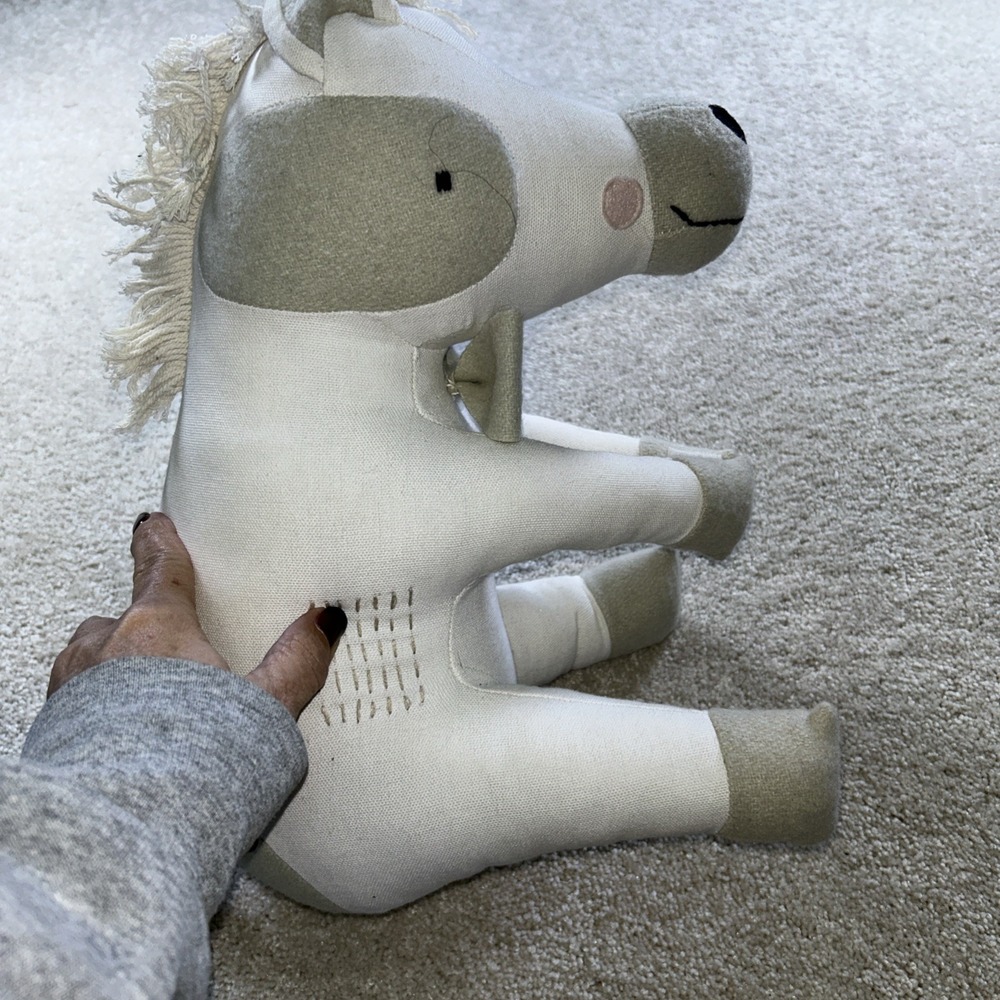 Hallmark Baby White Horse Plush Stuffed Animal 12" Tall
